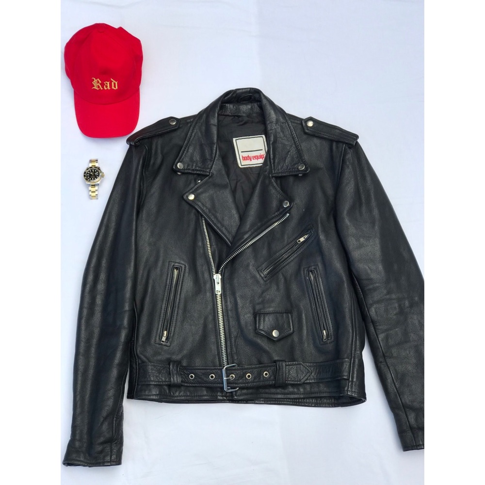 Vintage Leather Moto Jacket